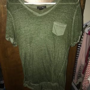Green V Neck